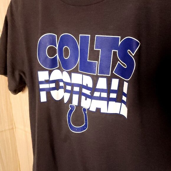 NFL Majestic Indianapolis Colts Grey Short Sleeve Shirt Medium - Picture 2 of 5